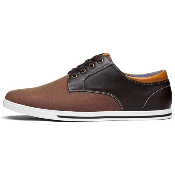 Men\'s Rivera Oxfords Shoes Sneakers (Dark Brown) (Brand New) main image 4